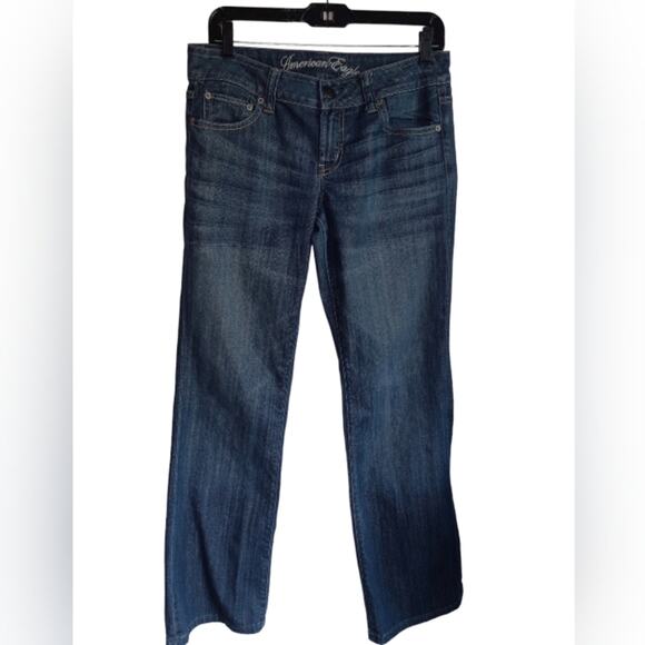 Y2K American Eagle bootcut favorite boyfriend Jeans womens size 8 - Picture 1 of 10
